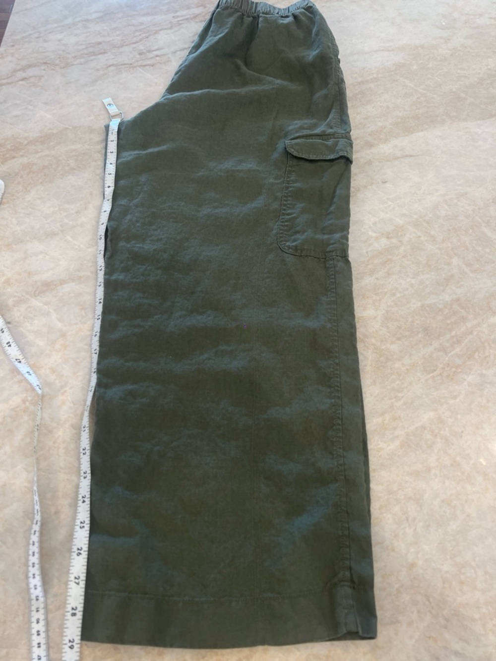 C&C California Olive Wide-Leg Cargo Pants - Picture 4 of 5